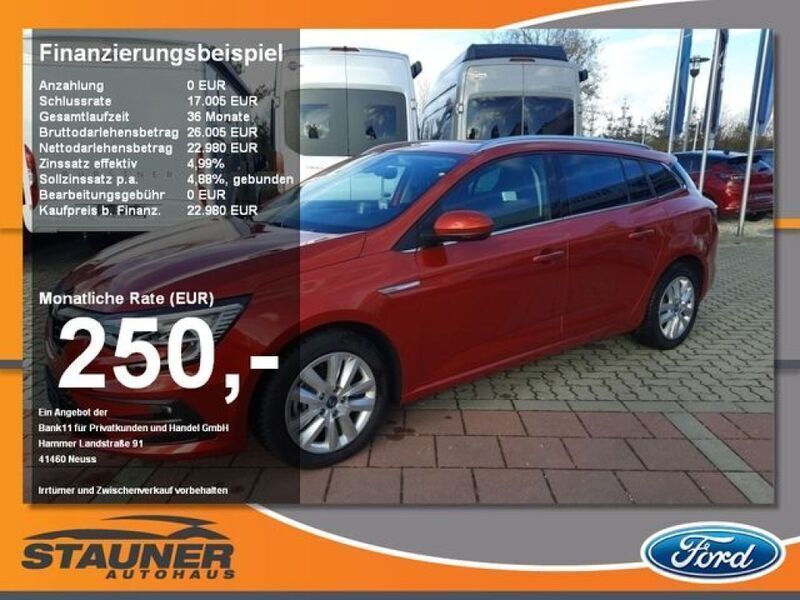 Feuerrot Gebraucht 2022 Renault Mégane IV Kombi | 21.280 € (Fairer Preis) - Bild 1/4