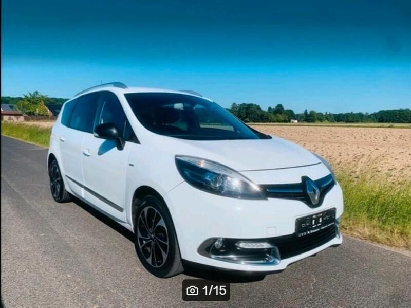 Weiß Gebraucht 2014 Renault Grand Scénic III Bose Edition Van / Kleinbus | 6.490 € (Fairer Preis) - Bild 1/4