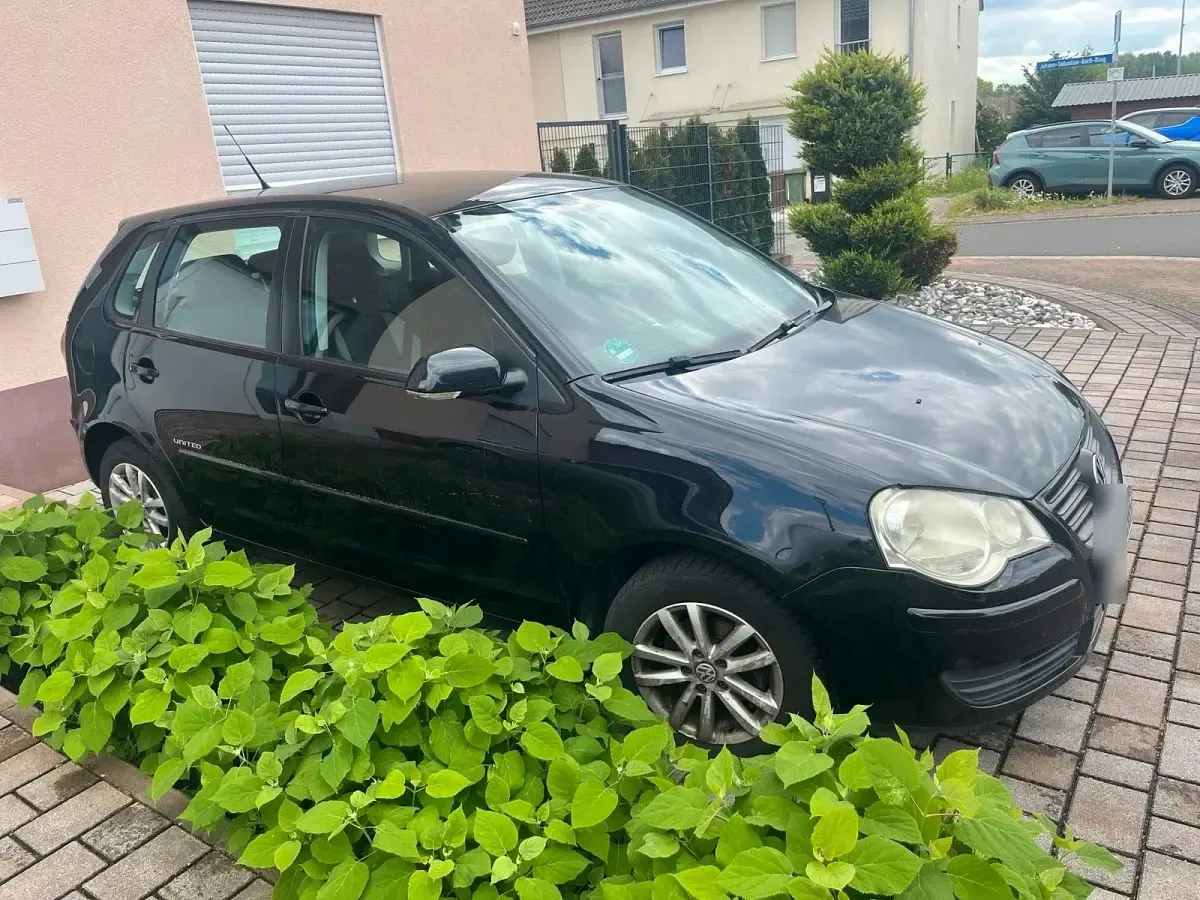 Gebraucht VW Polo United 2008 Schwarz Kleinwagen