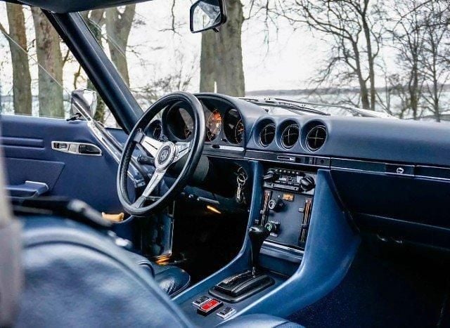 Gebraucht Mercedes SL280 177 PS (130 kW) 1977 Blau metallic Cabrio