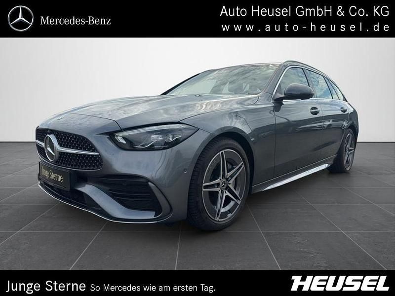Metalliclack selenitgrau Gebraucht 2024 Mercedes C300 AMG Kombi | 44.490 € (Fairer Preis) - Bild 1/4