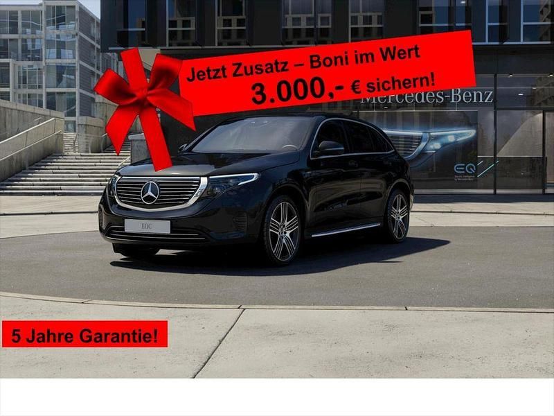 Metalliclack obsidianschwarz (metallic) Gebraucht 2022 Mercedes EQC400 SUV | 38.569 € (Guter Preis) - Bild 1/4