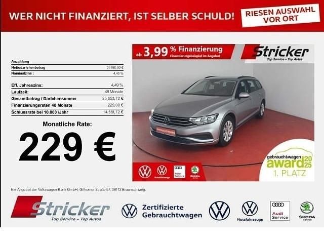 Pyritsilber metallic (metallic) Gebraucht 2023 VW Passat Basis Kombi | 21.449 € (Superpreis) - Bild 1/4