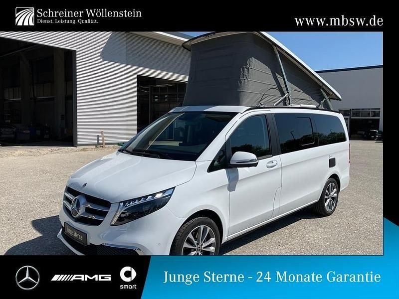 Weiss bergkristallweiß Gebraucht 2024 Mercedes V300 Marco Polo Van / Kleinbus | 76.990 € (Fairer Preis) - Bild 1/4