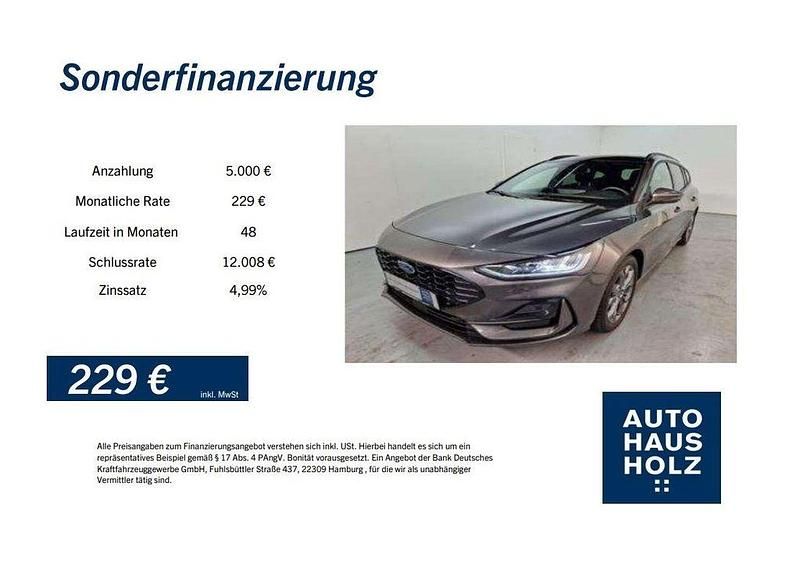 Grau Gebraucht 2023 Ford Focus ST-Line Limousine | 22.990 € (Fairer Preis) - Bild 1/4