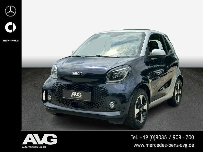 Blau Gebraucht 2024 Smart ForTwo Electric Drive Exclusive Cabrio | 18.800 € (Fairer Preis) - Bild 1/4