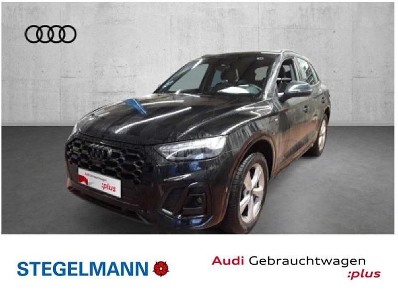 Mythosschwarz metallic Gebraucht 2024 Audi Q5 S-Line SUV | 55.790 € (Teuer) - Bild 1/4