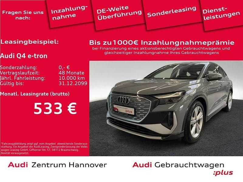 Kieselgrau Gebraucht 2022 Audi Q4 Sportback e-tron Ambiente SUV | 32.950 € (Guter Preis) - Bild 1/4