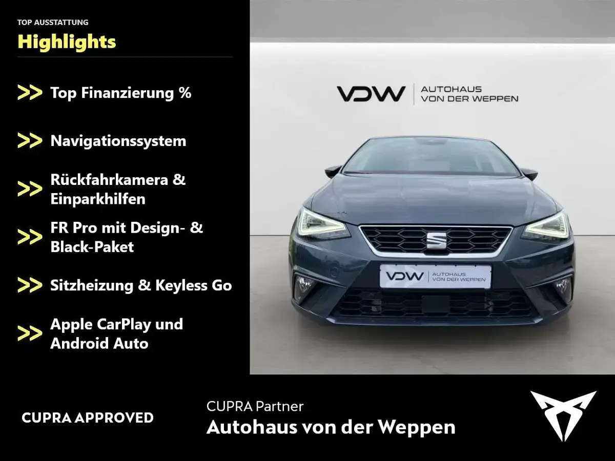 Gebraucht Seat Ibiza FR 116 PS (85 kW) 2024 Magnetic grau Kleinwagen