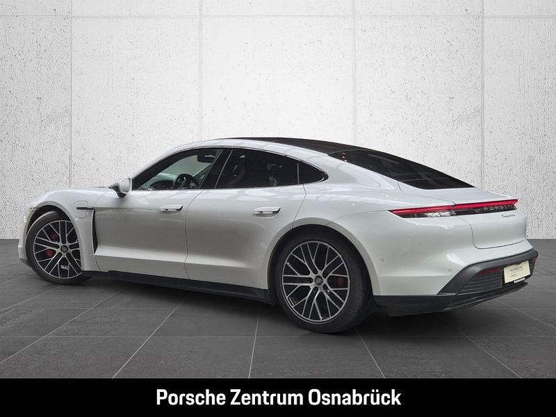 Gebraucht Porsche Taycan 419 kW (571 PS) 2021 Weiß (carraraweißmetallic) Limousine