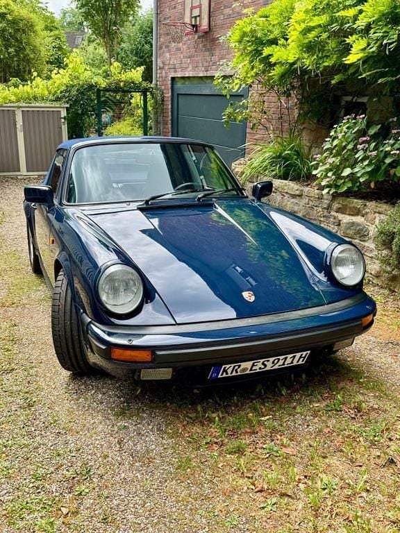 Blau Gebraucht 1985 Porsche 911 Cabrio | 65.000 € - Bild 1/4