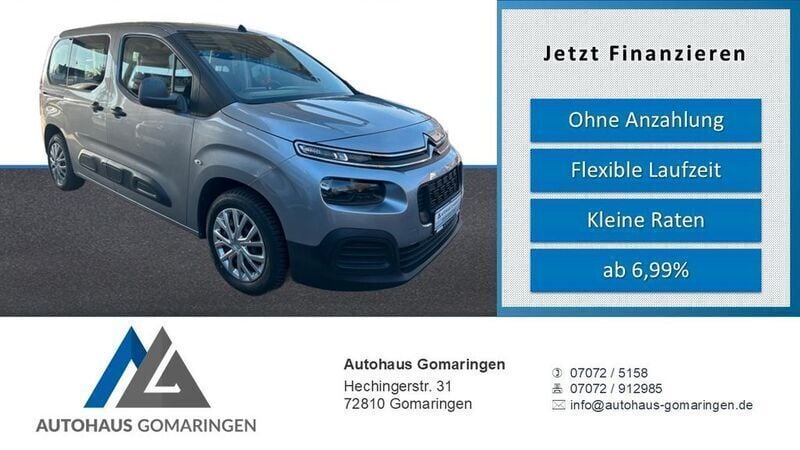 Grau Gebraucht 2019 Citroën Berlingo Live Van / Kleinbus | 16.999 € (Fairer Preis) - Bild 1/4