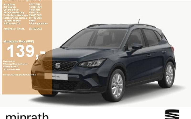 Schwarz Neu 2025 Seat Arona SUV | 26.450 € (Fairer Preis) - Bild 1/4