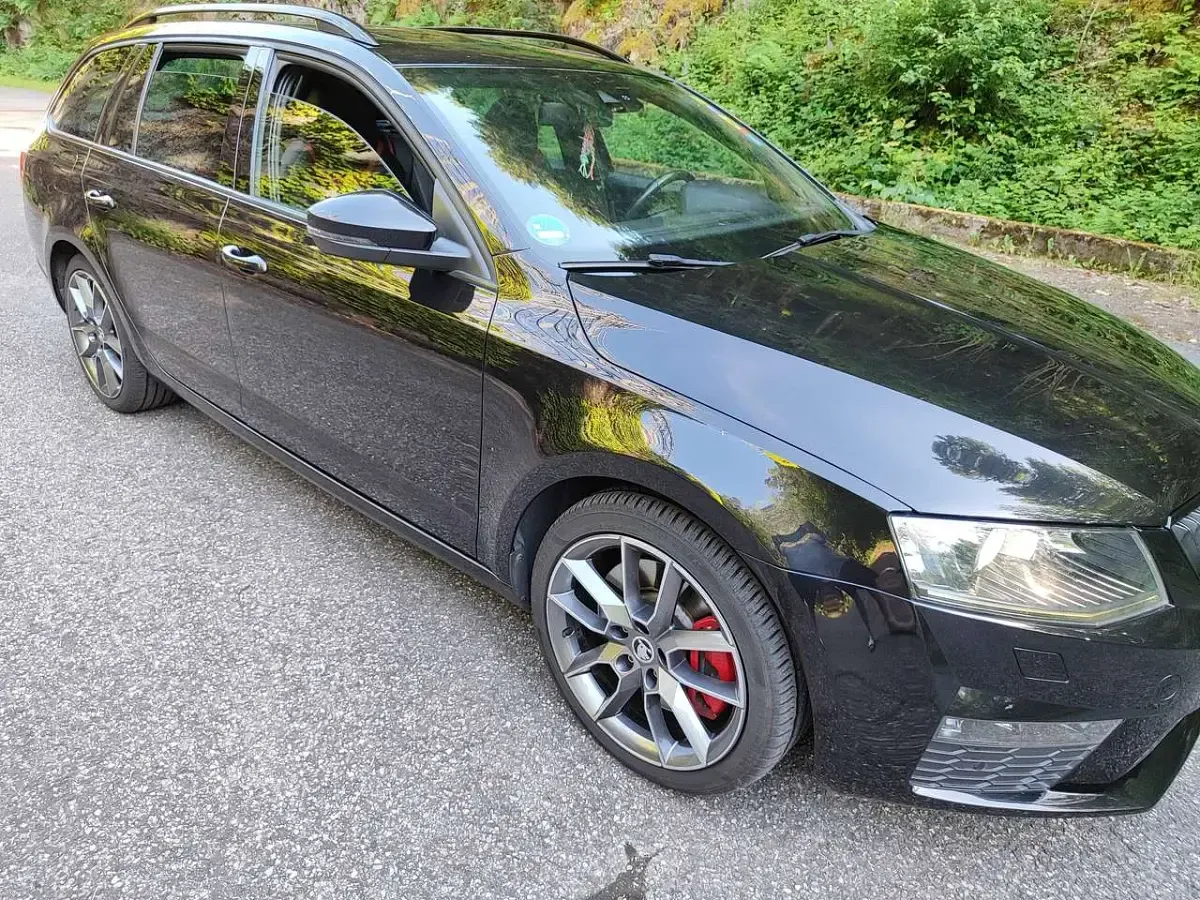 Gebraucht Skoda Octavia RS 184 PS (135 kW) 2014 Schwarz Kombi