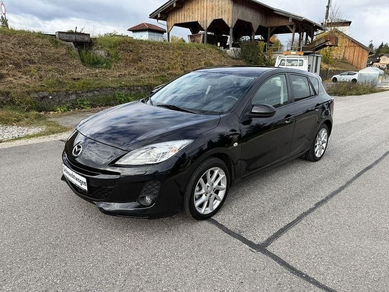 Schwarz Gebraucht 2013 Mazda 3 Sports-Line Limousine | 6.800 € (Superpreis) - Bild 1/4