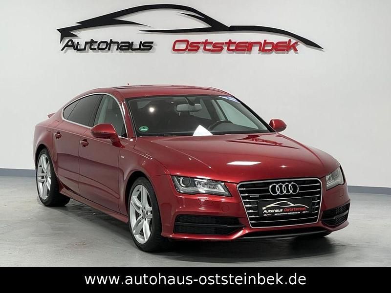Rot Gebraucht 2012 Audi A7 Sportback S-Line Kleinwagen | 19.990 € (Fairer Preis) - Bild 1/4
