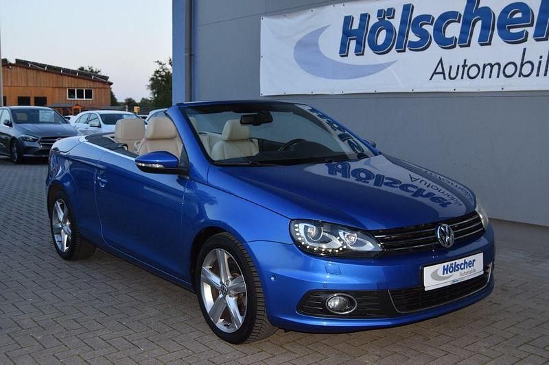 Blau Gebraucht 2013 VW Eos Sportline Cabrio | 12.950 € (Fairer Preis) - Bild 1/4