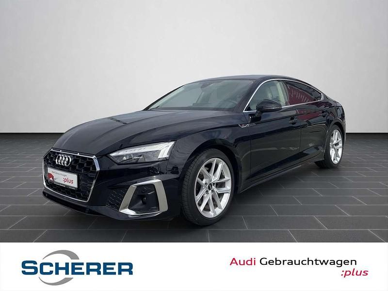 Mythosschwarz metallic Gebraucht 2023 Audi A5 S-Line Coupé | 34.500 € (Guter Preis) - Bild 1/4