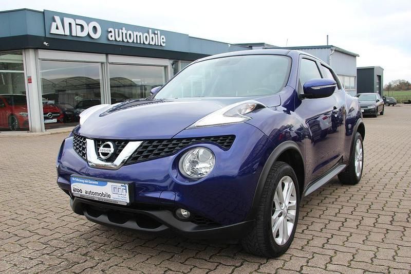 Blau Gebraucht 2017 Nissan Juke Acenta SUV | 9.900 € (Fairer Preis) - Bild 1/4