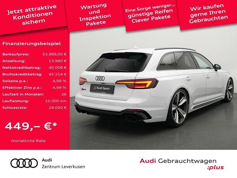 Gebraucht Audi RS4 Ambiente 450 PS (330 kW) 2018 Gletscherweiss metallic Kombi