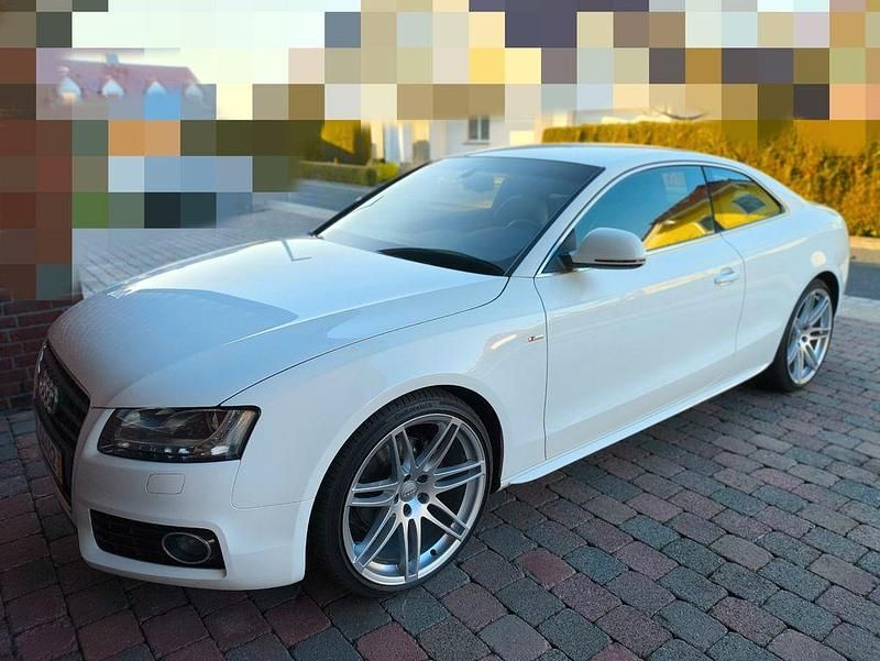 Weiß Gebraucht 2009 Audi A5 S-Line Coupé | 14.900 € - Bild 1/4