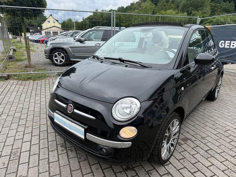 Schwarz Gebraucht 2010 Fiat 500 Lounge Cabrio | 5.999 € (Fairer Preis) - Bild 1/4