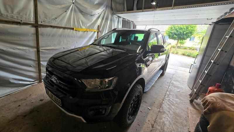 Schwarz Gebraucht 2022 Ford Ranger Wildtrack Abholung | 35.500 € (Superpreis) - Bild 1/4