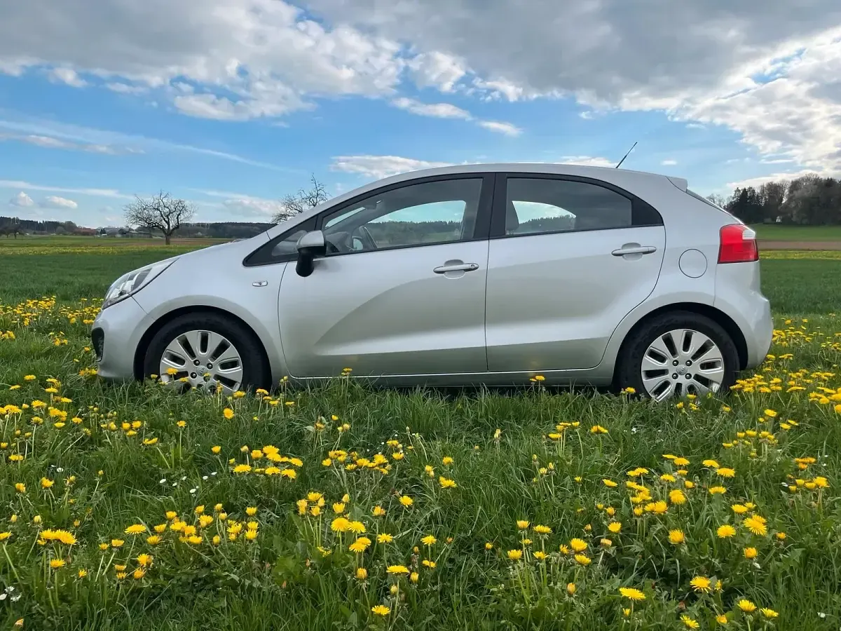 Gebraucht Kia Rio 109 PS (80 kW) 2012 Silber Kleinwagen