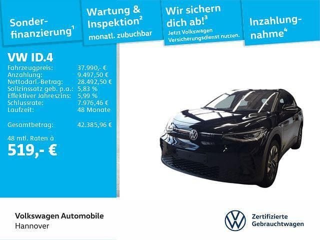 Grenadillschwarz metallic Gebraucht 2025 VW ID.4 Pro SUV | 37.990 € (Superpreis) - Bild 1/3