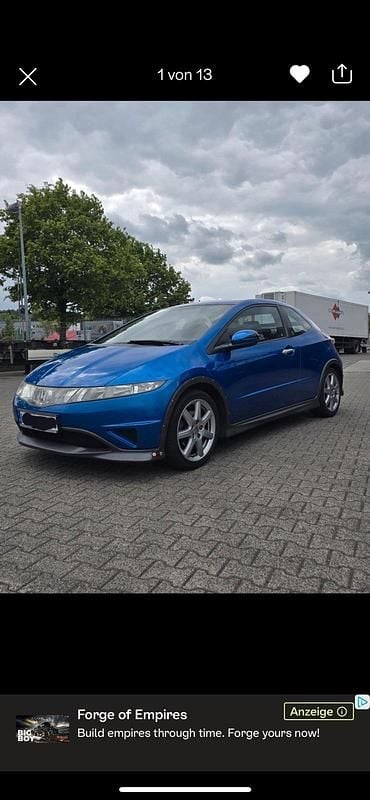 Blau Gebraucht 2007 Honda Civic Type S Coupé | 4.600 € (Guter Preis) - Bild 1/4