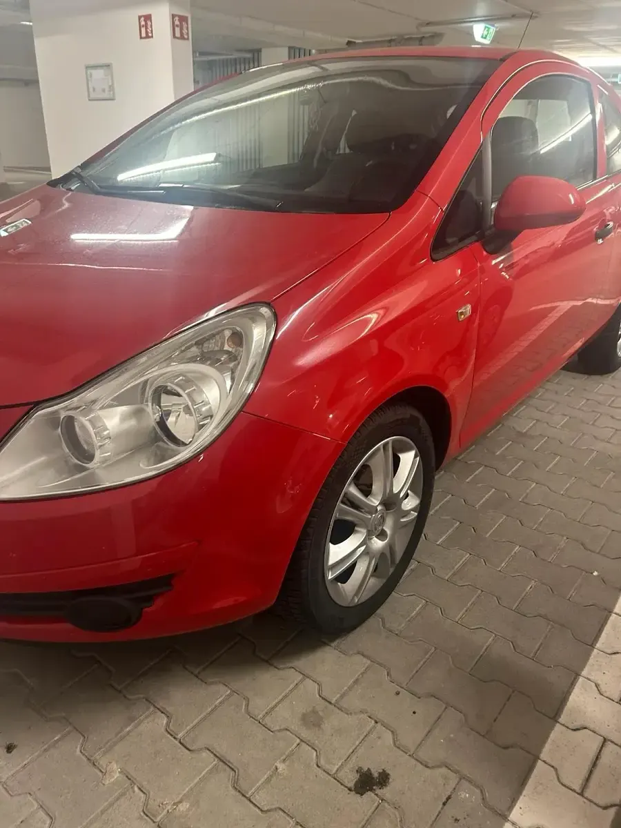 Gebraucht Opel Corsa 80 PS (58 kW) 2009 Rot Kleinwagen