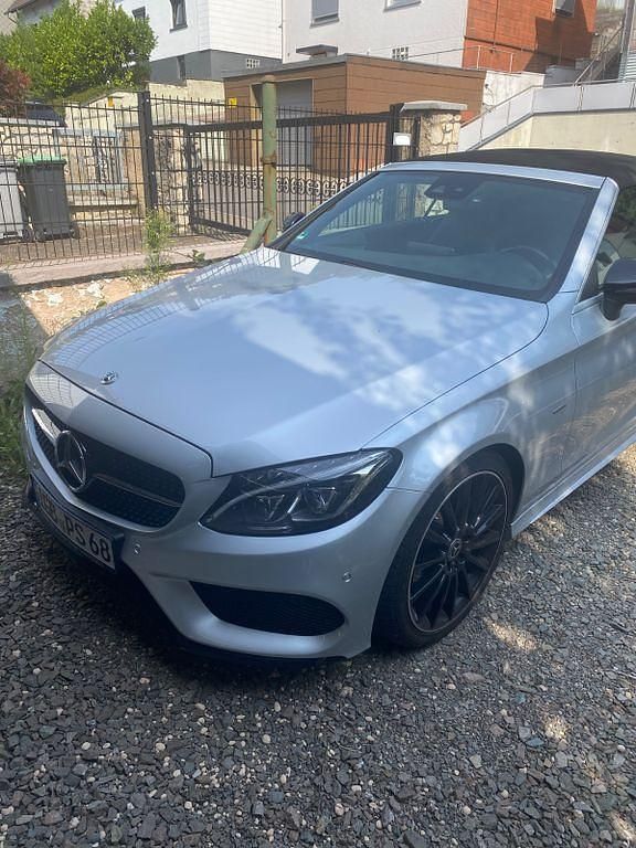 Silber Gebraucht 2018 Mercedes C200 Cabrio | 27.000 € (Fairer Preis) - Bild 1/4