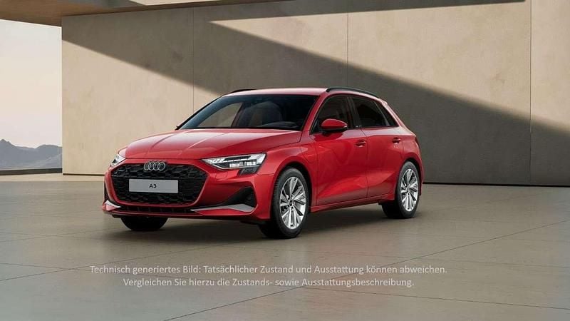 Second-hand Audi A3 204 CP (150 kW) 2025 Roșu Berlinǎ