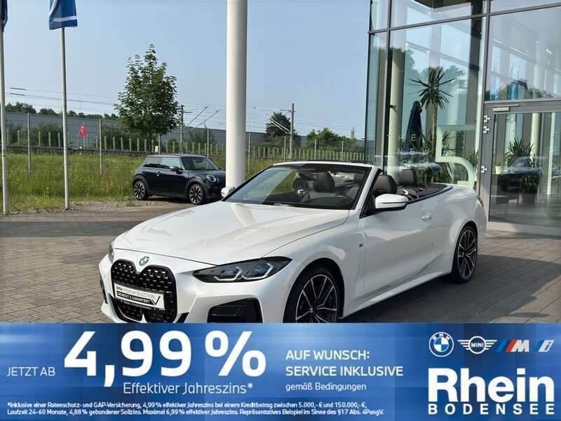 Mineralweiss metallic Gebraucht 2022 BMW 440 Cabrio | 53.580 € (Guter Preis) - Bild 1/4
