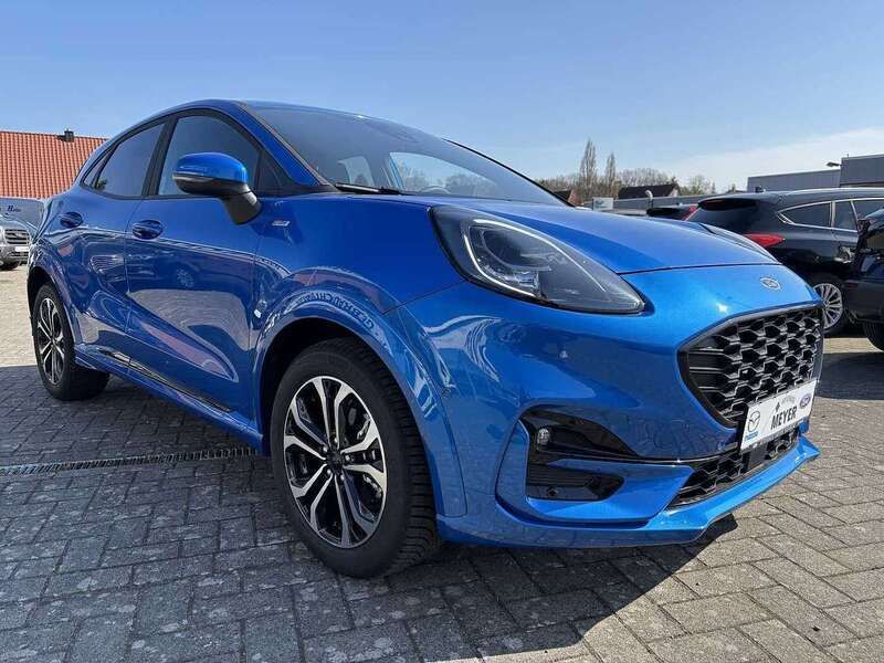 Desert island blue metallic Gebraucht 2023 Ford Puma ST-Line SUV | 23.750 € (Guter Preis) - Bild 1/4