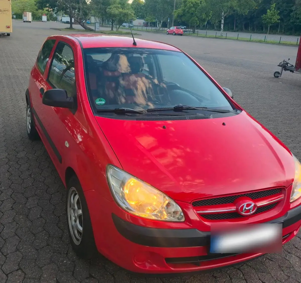 Gebraucht Hyundai Getz 67 PS (49 kW) 2007 Rot Kleinwagen