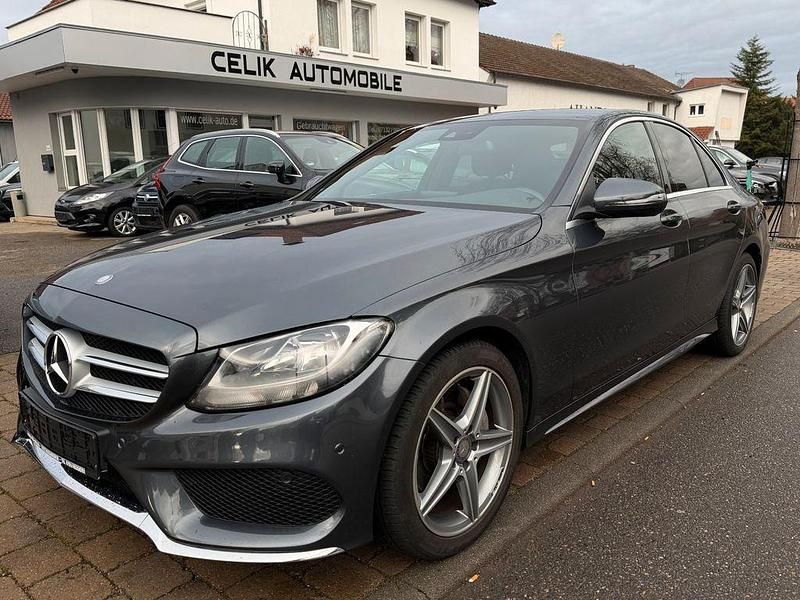 Grau Gebraucht 2015 Mercedes C220 AMG line Limousine | 18.990 € (Fairer Preis) - Bild 1/4