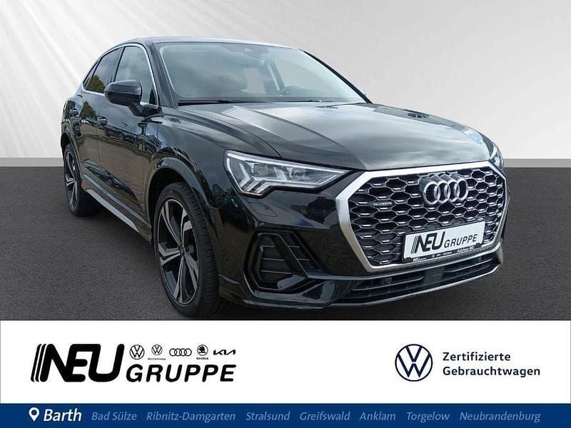 Schwarz Gebraucht 2021 Audi Q3 Sportback S-Line SUV | 34.779 € (Guter Preis) - Bild 1/4