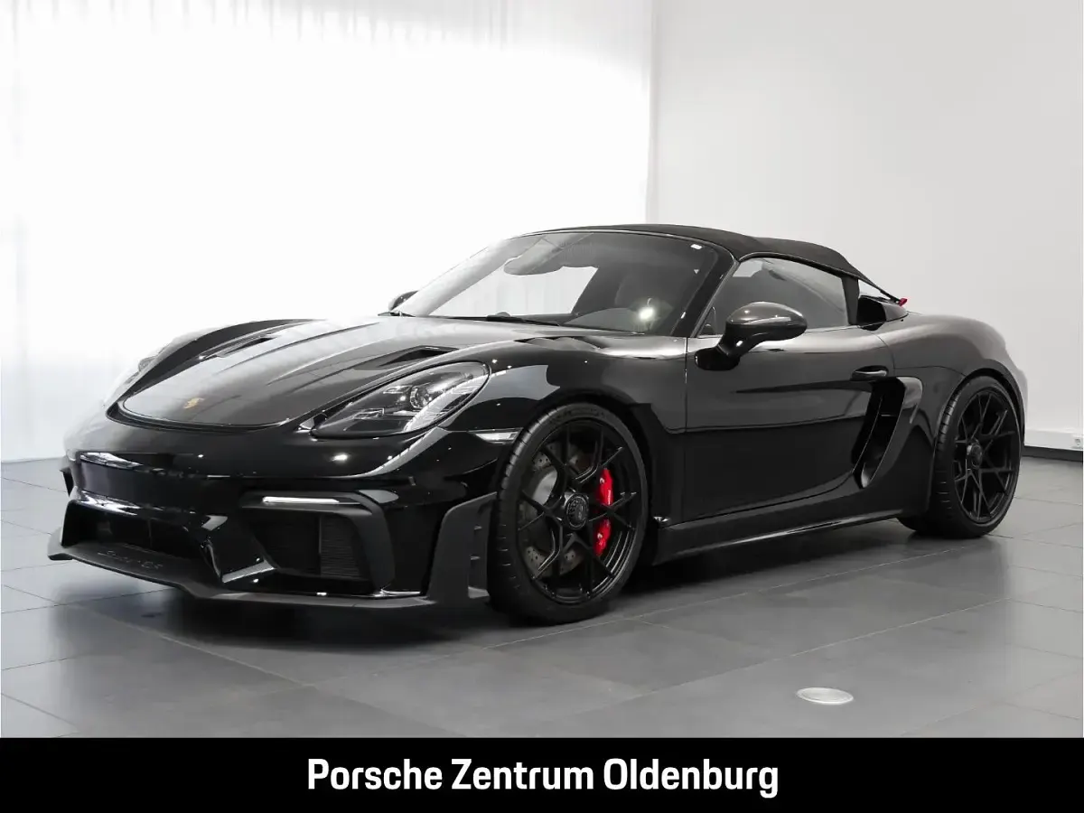 Neu Porsche 718 Spyder RS Chrono 500 PS (367 kW) 2026 Schwarz Cabrio