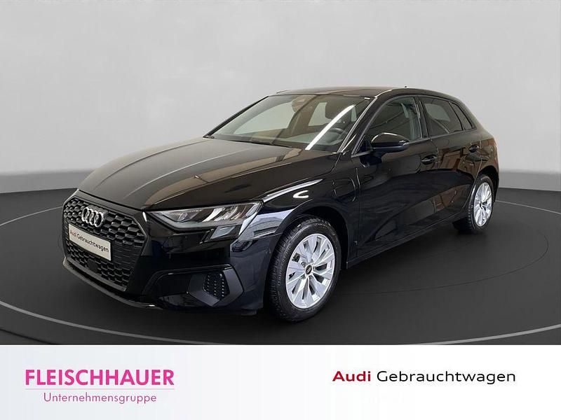 Schwarz Gebraucht 2022 Audi A3 Sportback e-tron Advanced Kleinwagen | 22.890 € (Guter Preis) - Bild 1/4