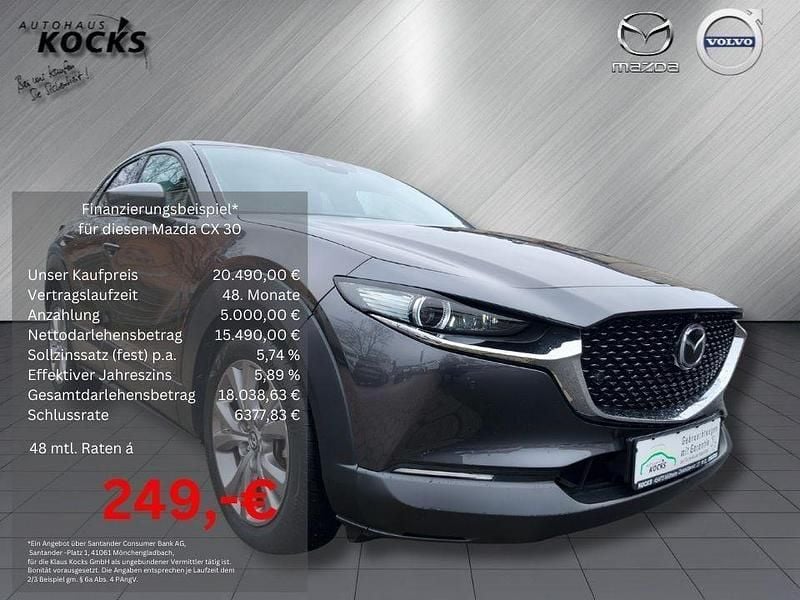 Grau Gebraucht 2020 Mazda CX-30 Selection SUV | 20.445 € (Fairer Preis) - Bild 1/4