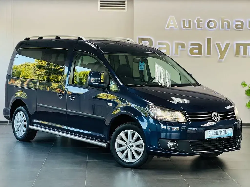 Gebraucht VW Caddy Maxi Highline 140 PS (102 kW) 2014 Blau Van / Kleinbus