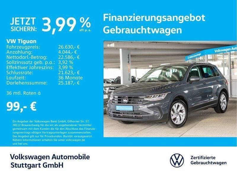 Delfingrau metallic Gebraucht 2024 VW Tiguan Move SUV | 28.430 € (Superpreis) - Bild 1/2