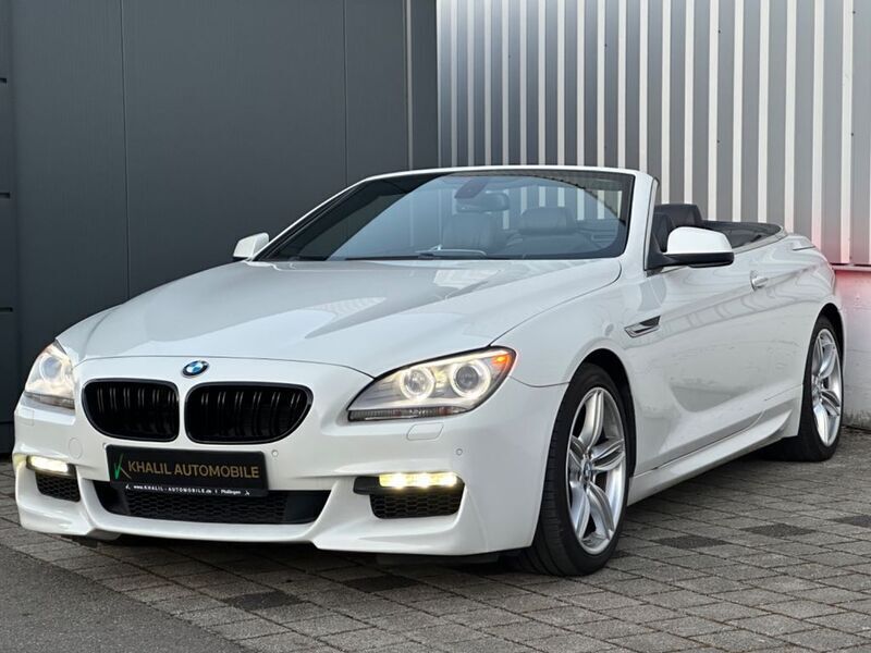 Weiß Gebraucht 2011 BMW 650 Cabriolet M Sport Cabrio | 22.980 € (Fairer Preis) - Bild 1/4