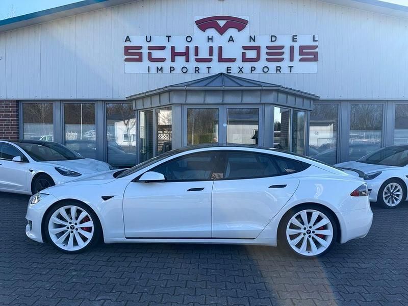Gebraucht Tesla Model S 386 kW (525 PS) 2020 Weiß Kleinwagen