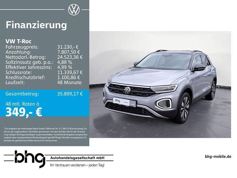 Silber Gebraucht 2025 VW T-Roc Goal SUV | 31.230 € (Guter Preis) - Bild 1/4