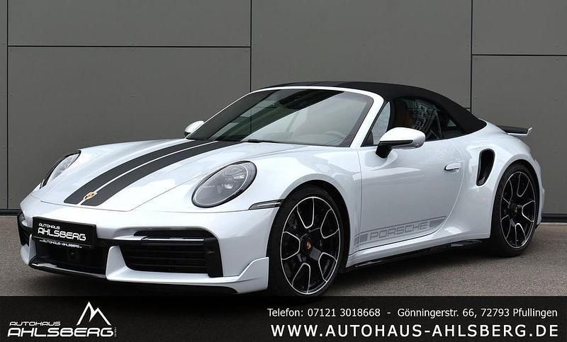 Eisgrau Gebraucht 2024 Porsche 911 Turbo S Cabriolet Cabrio | 269.992 € (Teuer) - Bild 1/4
