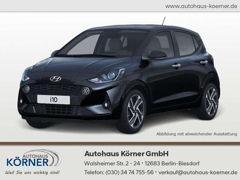 Schwarz Gebraucht 2024 Hyundai i10 Select Kleinwagen | 13.995 € (Guter Preis) - Bild 1/3
