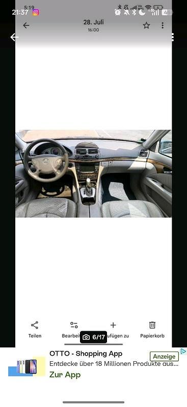 Gebraucht Mercedes E500 306 PS (225 kW) 2004 Schwarz Kombi