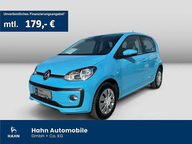 Blau Gebraucht 2022 VW up! move up! Kleinwagen | 10.999 € (Guter Preis) - Bild 1/3